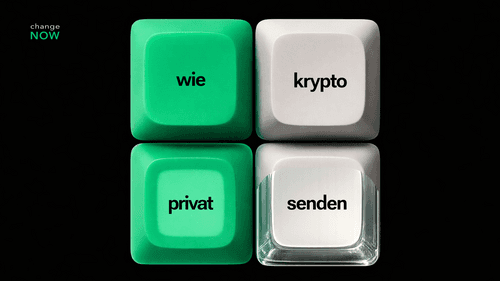 Krypto privat senden.